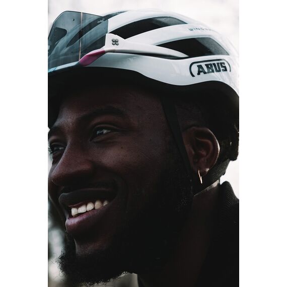 ABUS kask rowerowy WINGBACK srebrny, Kolor: srebrny, Rozmiar: 57-61, 7 zdjęcie