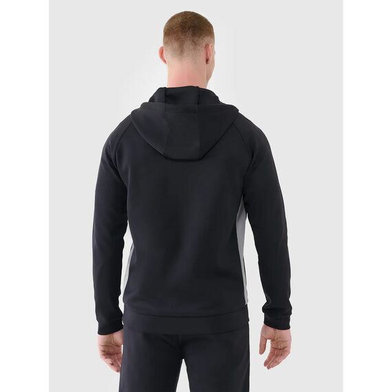 4F bluza dresowa męska trenigowa 4FWSS25TFSWM513 czarna, Kolor: czarny, Rozmiar: M, 3 zdjęcie 4F bluza dresowa męska trenigowa 4FWSS25TFSWM513 czarna, Kolor: czarny, Rozmiar: M, 3 zdjęcie