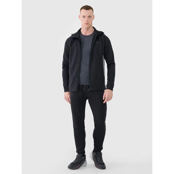 4F bluza dresowa męska trenigowa 4FWSS25TFSWM513 czarna, Kolor: czarny, Rozmiar: XXL, 5 zdjęcie 4F bluza dresowa męska trenigowa 4FWSS25TFSWM513 czarna, Kolor: czarny, Rozmiar: XXL, 5 zdjęcie