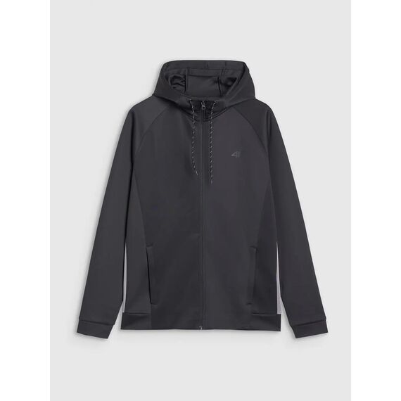 4F bluza dresowa męska trenigowa 4FWSS25TFSWM513 czarna, Kolor: czarny, Rozmiar: M, 6 zdjęcie 4F bluza dresowa męska trenigowa 4FWSS25TFSWM513 czarna, Kolor: czarny, Rozmiar: M, 6 zdjęcie