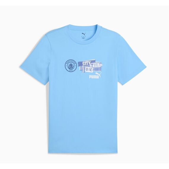 PUMA koszulka sportowa Manchester City niebieska, Kolor: niebieski, Rozmiar: XL, 4 zdjęcie