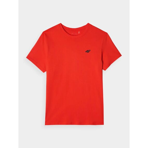 4F t-shirt męski koszulka bawełniana 4FWMM00TTSHM2256 czerwony, Kolor: czerwony, Rozmiar: L, 6 zdjęcie