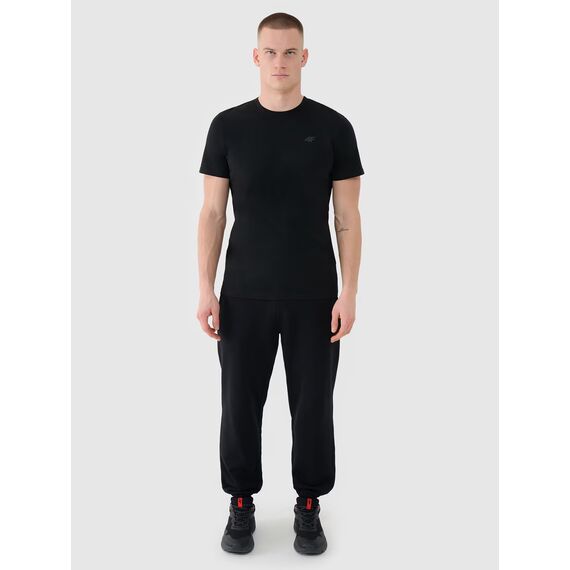 4F t-shirt męski koszulka bawełniana 4FWMM00TTSHM2256 czarny, Kolor: czarny, Rozmiar: S, 4 zdjęcie