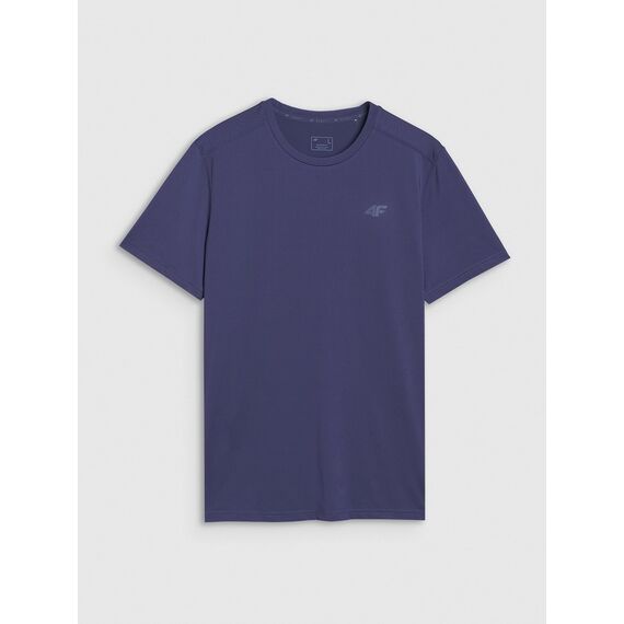 4F t-shirt do ćwiczeń koszulka męska 4FWSS25TFTSM1343 granatowa, Kolor: granatowy, Rozmiar: M, 5 zdjęcie