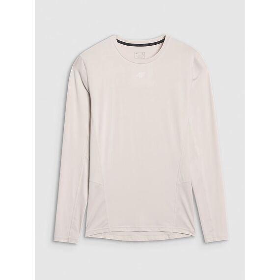 4F longsleeve koszulka z długim rękawem męska 4FWSS25TFLOM372 kremowy, Kolor: biały, Rozmiar: M, 6 zdjęcie