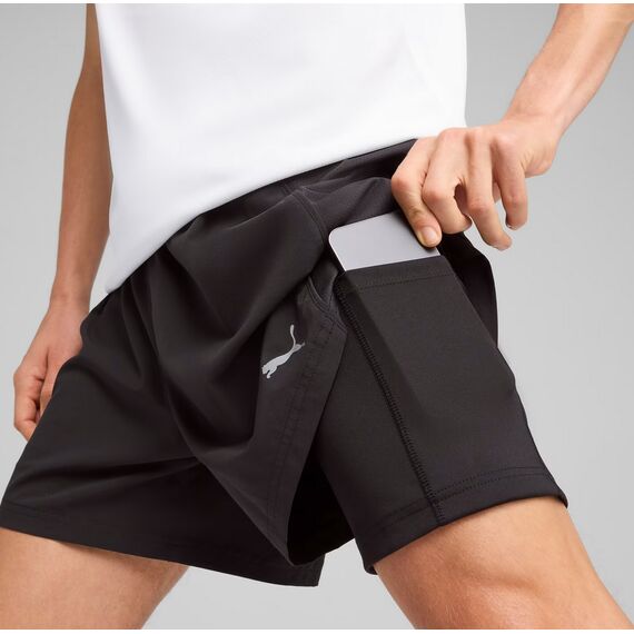 PUMA spodenki do biegania krótkie męskie M RUN VELOCITY 2IN1 czarne, Kolor: czarny, Rozmiar: XXL, 2 zdjęcie