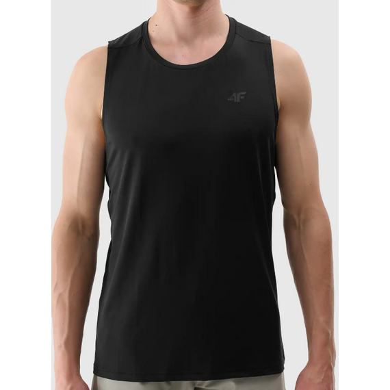 4F bezrękawnik męski koszulka do ćwiczeń 4FWSS25TFSLM460 czarny, Kolor: czarny, Rozmiar: L, 2 zdjęcie