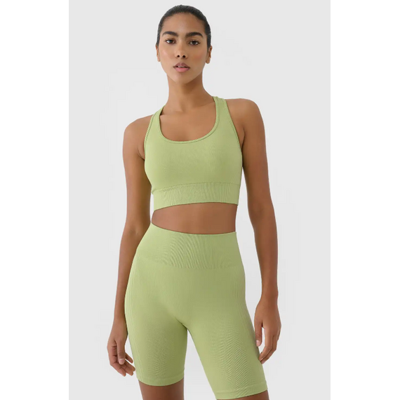 4F biustonosz sportowy damski do ćwiczeń 4FRSS25USBAF154 zielony, Kolor: zielony, Rozmiar: XS/S, 4 zdjęcie 4F biustonosz sportowy damski do ćwiczeń 4FRSS25USBAF154 zielony, Kolor: zielony, Rozmiar: XS/S, 4 zdjęcie