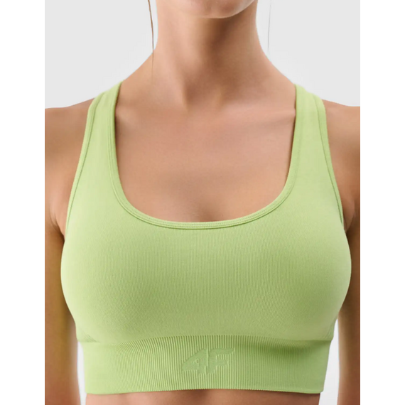 4F biustonosz sportowy damski do ćwiczeń 4FRSS25USBAF154 zielony, Kolor: zielony, Rozmiar: XS/S, 2 zdjęcie 4F biustonosz sportowy damski do ćwiczeń 4FRSS25USBAF154 zielony, Kolor: zielony, Rozmiar: XS/S, 2 zdjęcie