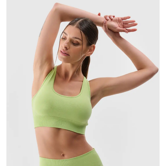 4F biustonosz sportowy damski do ćwiczeń 4FRSS25USBAF154 zielony, Kolor: zielony, Rozmiar: XS/S, 5 zdjęcie 4F biustonosz sportowy damski do ćwiczeń 4FRSS25USBAF154 zielony, Kolor: zielony, Rozmiar: XS/S, 5 zdjęcie