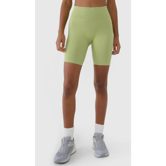 4F legginsy krótkie damskie do ćwiczeń 4FRSS25TFSTF022 zielone, Kolor: zielony, Rozmiar: XS/S, 4 zdjęcie 4F legginsy krótkie damskie do ćwiczeń 4FRSS25TFSTF022 zielone, Kolor: zielony, Rozmiar: XS/S, 4 zdjęcie