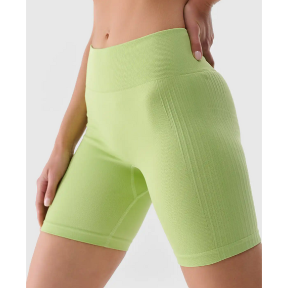 4F legginsy krótkie damskie do ćwiczeń 4FRSS25TFSTF022 zielone, Kolor: zielony, Rozmiar: M/L, 3 zdjęcie