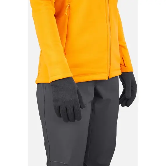 Rab rękawiczki unisex Stretch Knit Glove Black, Kolor: czarny, Rozmiar: M, 6 zdjęcie