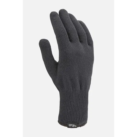 Rab rękawiczki unisex Stretch Knit Glove Black, Kolor: czarny, Rozmiar: M, 3 zdjęcie