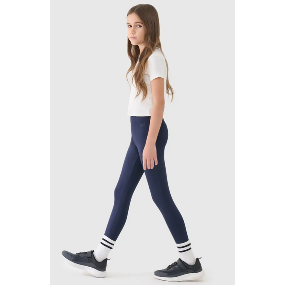 4F legginsy dziecięce bawełniane 4FJWMM00TTIGF220 granatowe 4F legginsy dziecięce bawełniane 4FJWMM00TTIGF220 granatowe