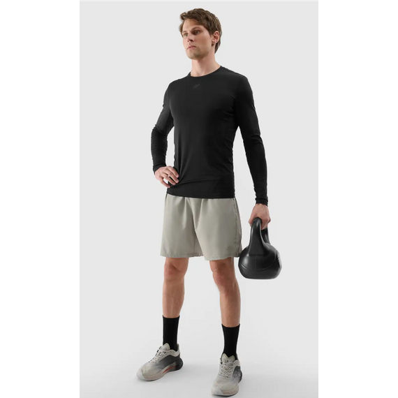 4F longsleeve koszulka treningowa z długim rękawem męska 4FWSS25TFLOM372 czarna, Kolor: czarny, Rozmiar: XL, 4 zdjęcie