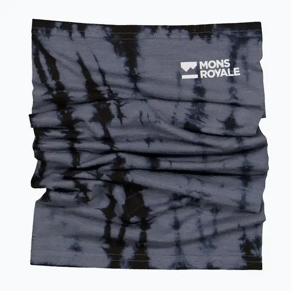 Mons Royale komin merino Daily Dose Neckwarmer Grey Tie Dye