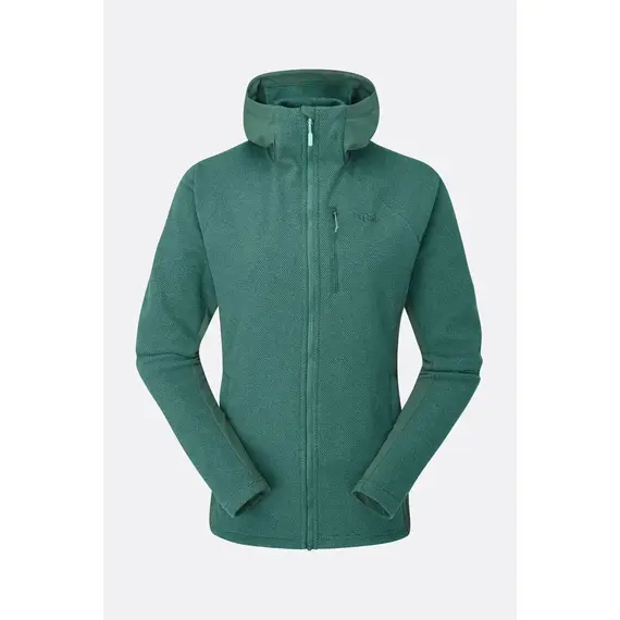 Rab bluza damska Capacitor Hoody Eucalyptus, Rozmiar: L