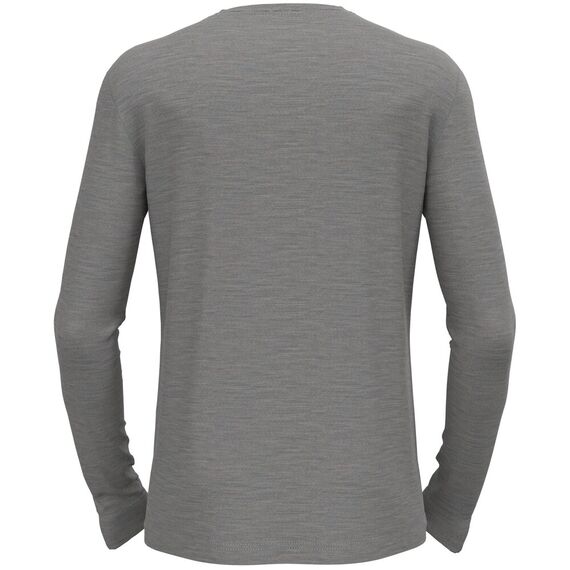 ODLO Koszulka męska BL TOP crew neck l/s MERINO 200 szara, Kolor: szary, Rozmiar: S, 3 zdjęcie ODLO Koszulka męska BL TOP crew neck l/s MERINO 200 szara, Kolor: szary, Rozmiar: S, 3 zdjęcie