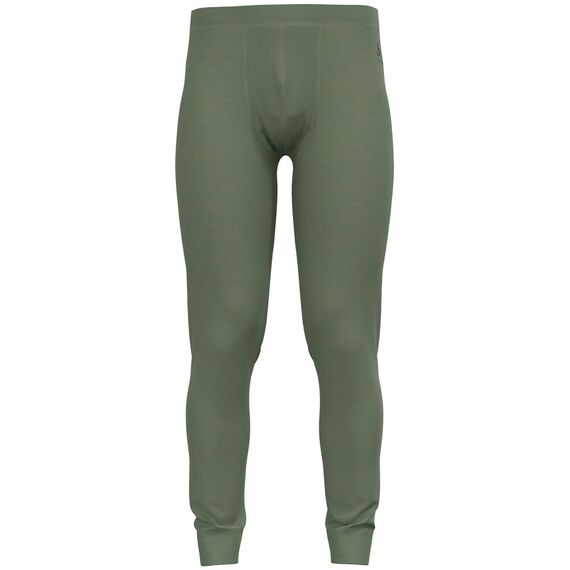 ODLO Legginsy męskie BL BOTTOM long MERINO 200, Kolor: zielony, Rozmiar: L