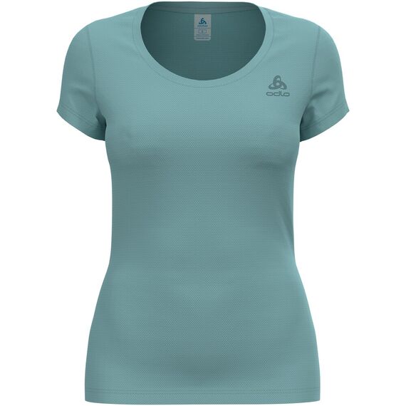 ODLO Koszulka termoaktywna damska Active F-Dry Light Eco BL Top Crew Neck zielona, Kolor: niebieski, Rozmiar: L
