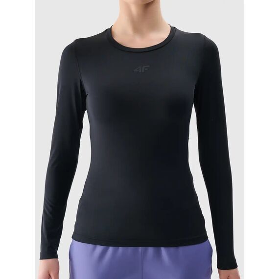 4F longsleeve damski koszulka z długim rękawem do ćwiczeń 4FRSS25TFLOF324 czarna, Kolor: czarny, Rozmiar: M, 5 zdjęcie 4F longsleeve damski koszulka z długim rękawem do ćwiczeń 4FRSS25TFLOF324 czarna, Kolor: czarny, Rozmiar: M, 5 zdjęcie