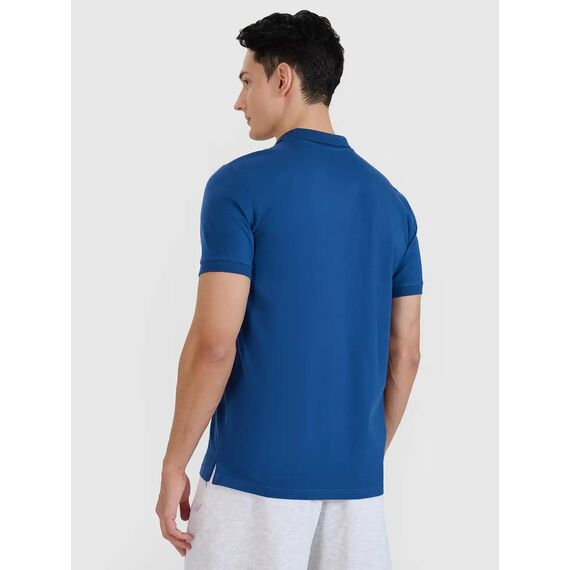 4F koszulka męska bawełniane polo 4FWMM00TPTSM367 granatowa, Kolor: granatowy, Rozmiar: XXL, 4 zdjęcie