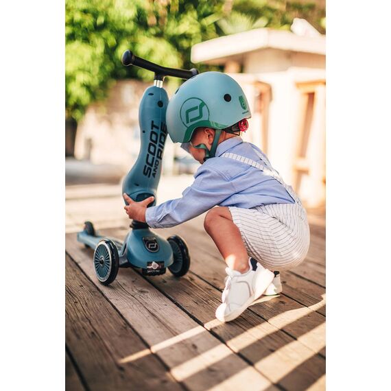 SCOOTANDRIDE Highwaykick 1 2w1 Jeździk i hulajnoga 1-5 lat granatowa