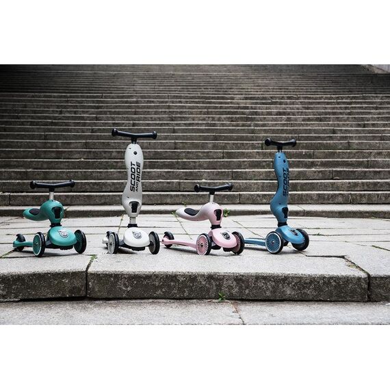 SCOOTANDRIDE Highwaykick 1 2w1 Jeździk i hulajnoga 1-5 lat granatowa