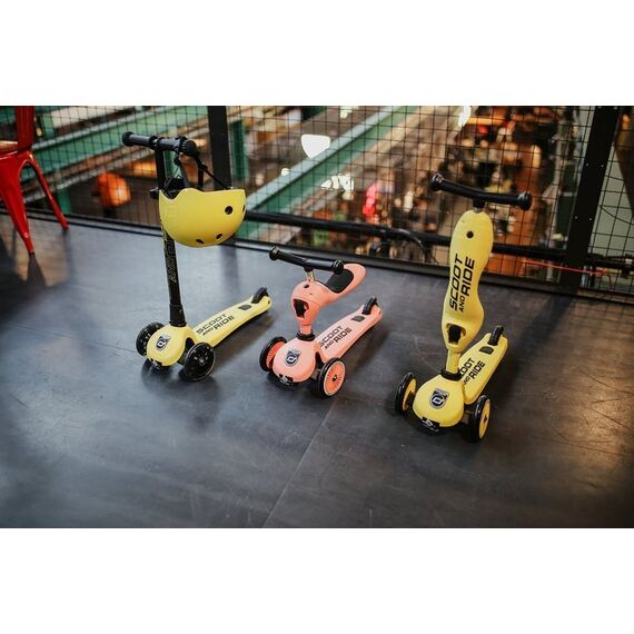SCOOTANDRIDE Highwaykick 1 2w1 Jeździk i hulajnoga 1-5 lat żółta