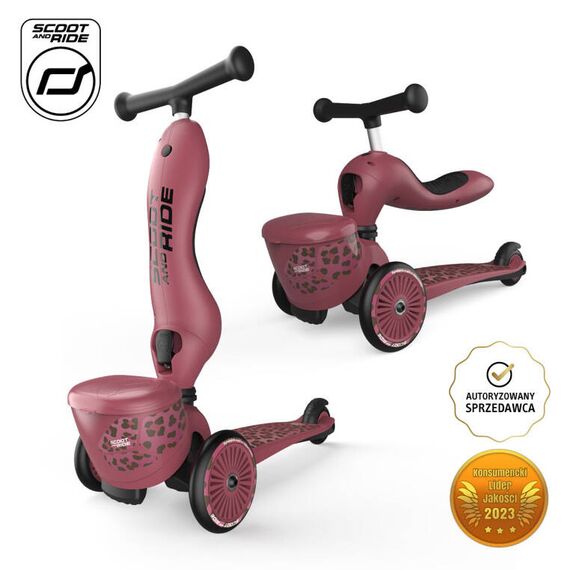 SCOOTANDRIDE Highwaykick 1 Lifestyle 2w1 Jeździk i hulajnoga 1-5 lat
