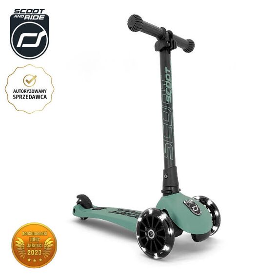 SCOOTANDRIDE Highwaykick 3 LED Hulajnoga ze świecącymi kółkami