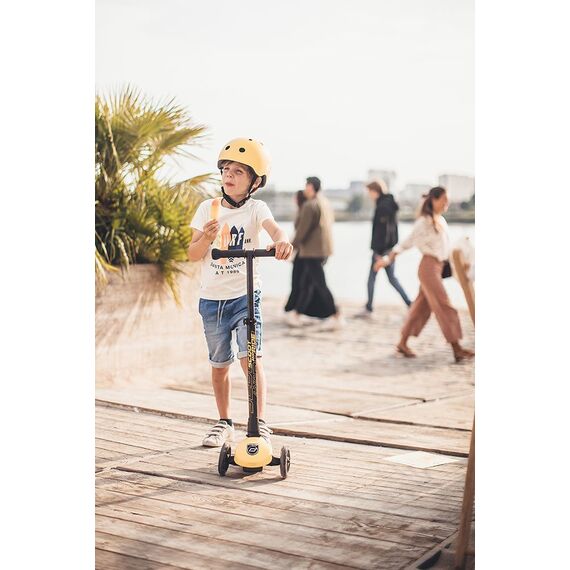 SCOOTANDRIDE Kask S-M dla dzieci 3+ żółty