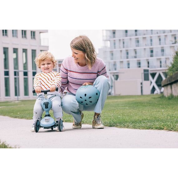 SCOOTANDRIDE Kask XXS-S dla dzieci 1-5 lat niebieski