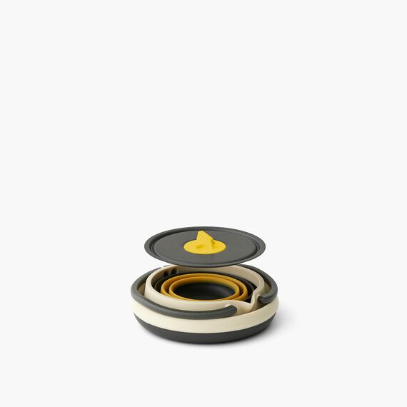 Ultralekki składany zestaw z czajnikiem SEA TO SUMMIT  Frontier UL dla 2 osób/3 elementy, Kolor: żółty, Rozmiar: 3, 2 zdjęcie Ultralekki składany zestaw z czajnikiem SEA TO SUMMIT  Frontier UL dla 2 osób/3 elementy, Kolor: żółty, Rozmiar: 3, 2 zdjęcie