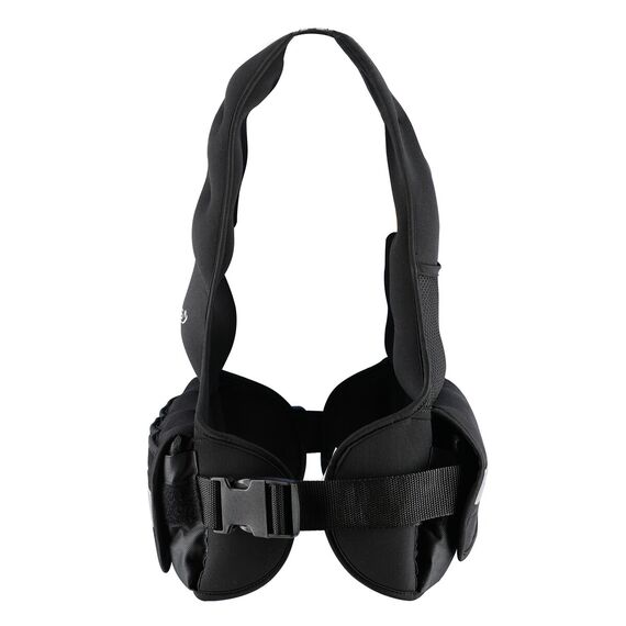 HMS kamizelka treningowa crossfit z obciążeniem regulowana 20g KOR20 czarna, Kolor: czarny, Waga: 20, Rozmiar: one size, 12 zdjęcie