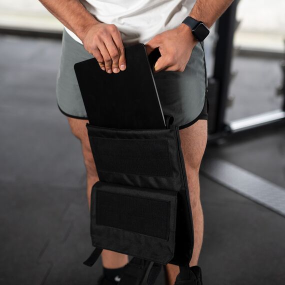 HMS kamizelka treningowa crossfit z obciążeniem  6,5kg TKO07 czarna, Kolor: czarny, Waga: 6.5, Rozmiar: one size, 2 zdjęcie