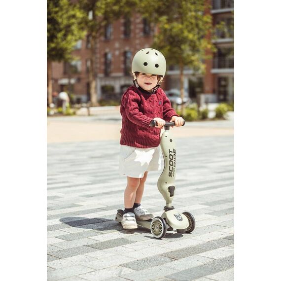 SCOOTANDRIDE Highwaykick 1 2w1 Jeździk i hulajnoga 1-5 lat zielony