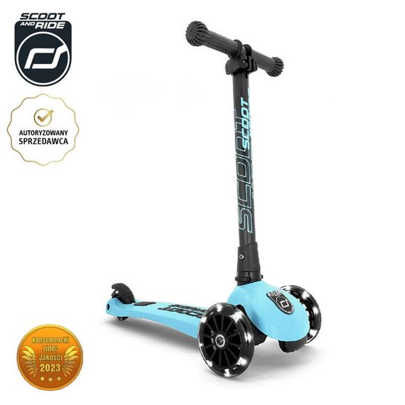 SCOOTANDRIDE Highwaykick 3 LED Hulajnoga ze świecącymi kółkami