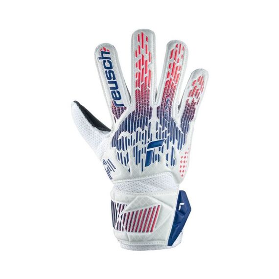 Rękawice bramkarskie dziecięce REUSCH Attrakt Solid Junior białe, Kolor: biały, Rozmiar: 4, 4 zdjęcie