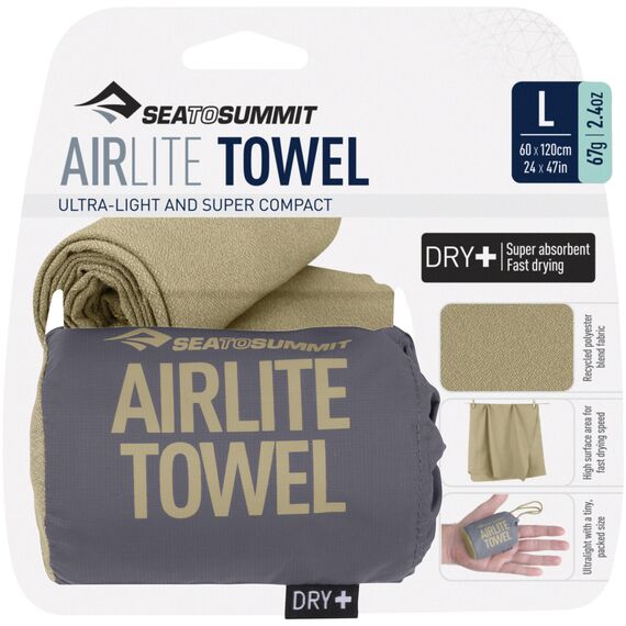 Ręcznik szybkoschnący SEA TO SUMMIT Airlite Towel brązowy