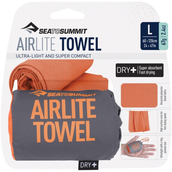 Ręcznik szybkoschnący SEA TO SUMMIT Airlite Towel pomarańczowy