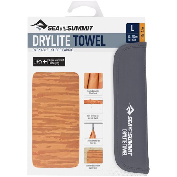 Ręcznik szybkoschnący SEA TO SUMMIT Drylite Towel pomarańczowy