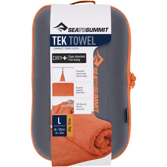 Ręcznik szybkoschnący SEA TO SUMMIT Tek Towel pomarańczowy