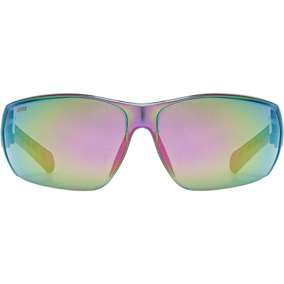 Okulary rowerowe UVEX Equate szaro różowe