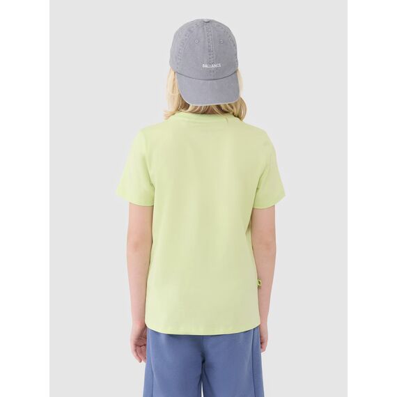 4F t-shirt bawełniany koszulka chłopięca 4FJWSS25TTSHM2186 zielona, Kolor: zielony, Rozmiar: 140, 4 zdjęcie 4F t-shirt bawełniany koszulka chłopięca 4FJWSS25TTSHM2186 zielona, Kolor: zielony, Rozmiar: 140, 4 zdjęcie