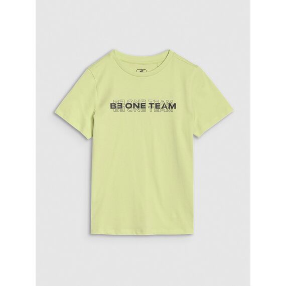 4F t-shirt bawełniany koszulka chłopięca 4FJWSS25TTSHM2186 zielona, Kolor: zielony, Rozmiar: 140, 5 zdjęcie 4F t-shirt bawełniany koszulka chłopięca 4FJWSS25TTSHM2186 zielona, Kolor: zielony, Rozmiar: 140, 5 zdjęcie