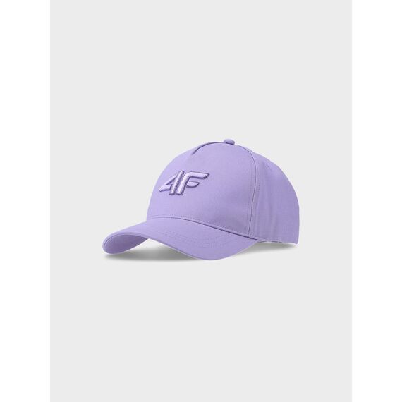 4F czapka z daszkiem bejsbolówka dziecięca 4FJWSS25ACABU388 fioletowa, Kolor: fioletowy, Rozmiar: one size