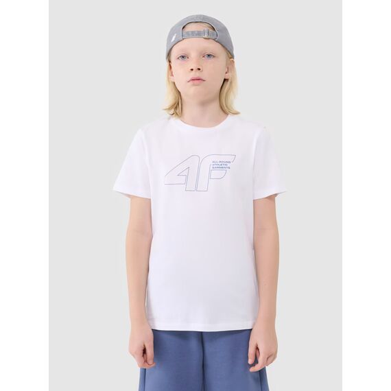 4F 3-Pak t-shirt bawełniany koszulka chłopięca 4FJWSS25TTSHM2185 biała, Kolor: biały, Rozmiar: 140, 3 zdjęcie 4F 3-Pak t-shirt bawełniany koszulka chłopięca 4FJWSS25TTSHM2185 biała, Kolor: biały, Rozmiar: 140, 3 zdjęcie