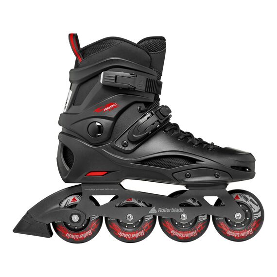 ROLLERBLADE RB80 rolki męskie do jazdy slalomowej czarne/czerwone